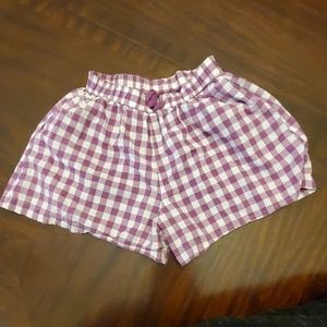 Checkered shorts